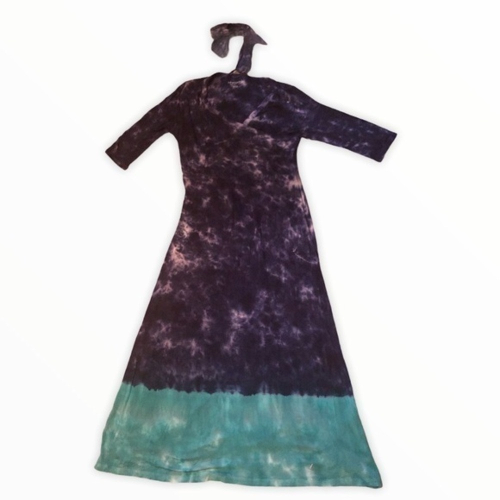Soft surroundings ps dress blue teal/green